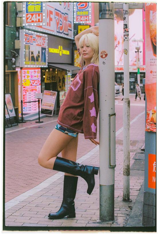  차오 차오 베케이션 긴팔 티셔츠 스타즈 스피드웨이 티 - CIAO CIAO VACATION