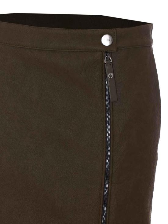 26FW 핑코 미디 스커트 107806A3MDX51 GREEN - PINKO