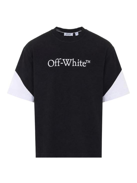 26FW 오프화이트 반팔 티셔츠 OMAA120F26JER01D100 BLACK