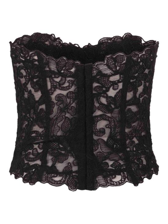 26FW 에르마노 설비노 민소매 티셔츠 D492L305EXQ95708 BLACK - ERMANNO SCERVINO