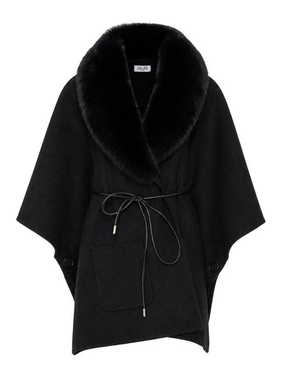 26FW 리우조 케이프 2F6045T030022222 BLACK