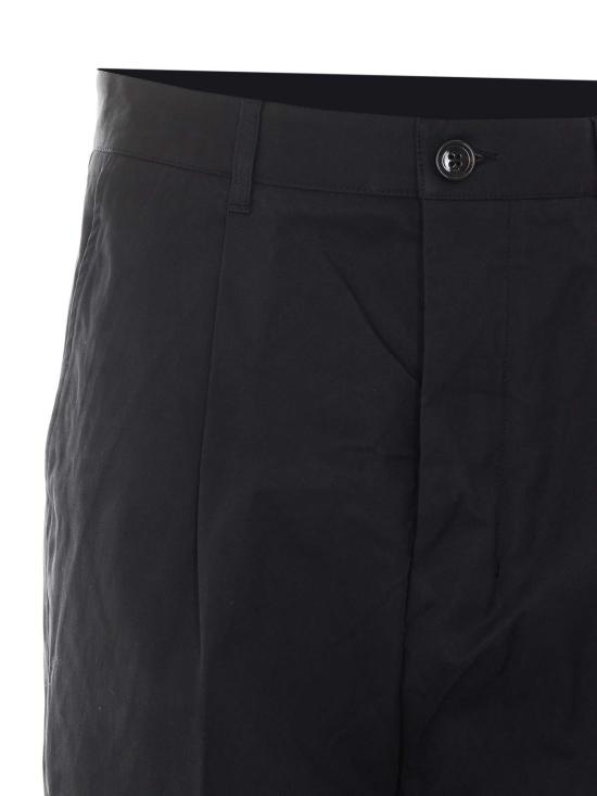 26FW 아미 코튼 캐롯 오버사이즈 트라우저 HTR121CO0132001 BLACK - AMI