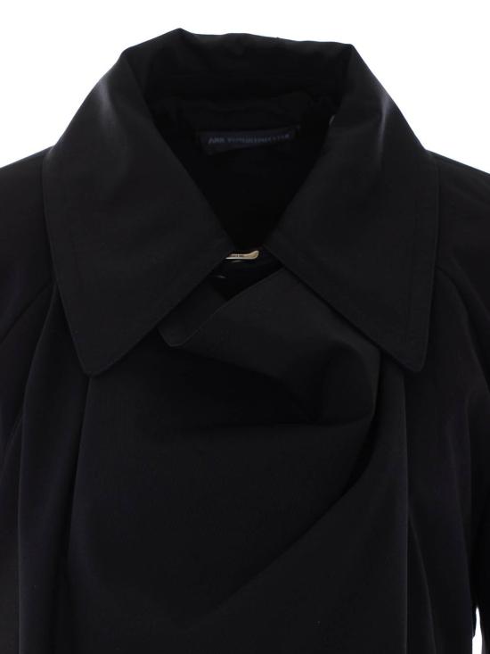 26FW 앤 드뮐미스터 트렌치 코트 14263FA709099 BLACK - ANN DEMEULEMEESTER