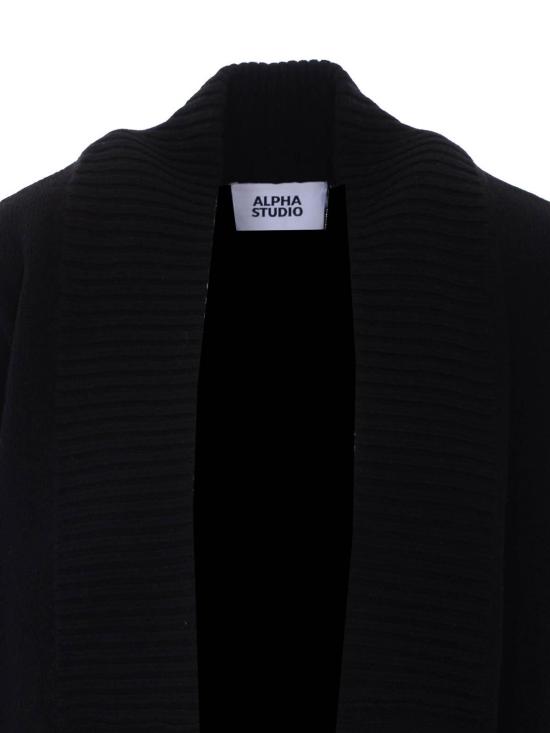 26FW 알파스튜디오 가디건 8311E2202 BLACK - ALPHA STUDIO