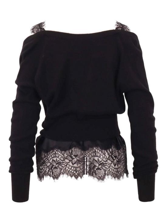 26FW 에르마노 설비노 가디건 D492N301APPYU95708 BLACK - ERMANNO SCERVINO