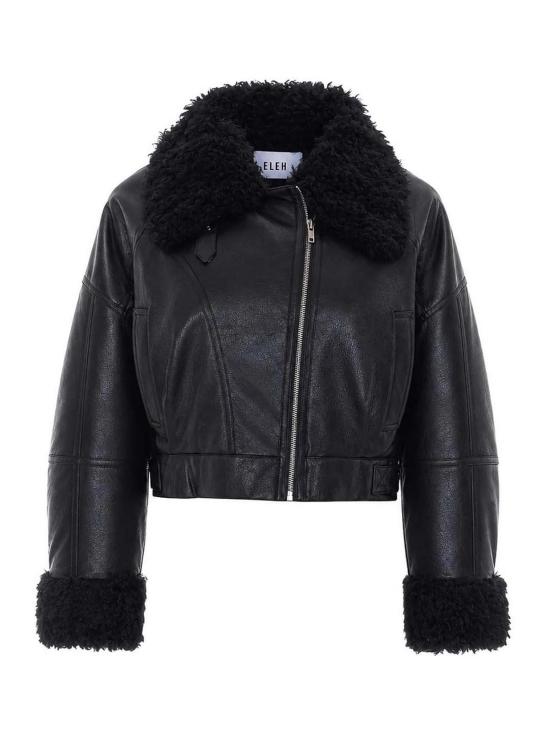 26FW 엘레 봄버 자켓 0140NERO BLACK