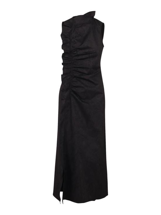 26FW 울라 존슨 미디 스커트 PF260131016 BLACK