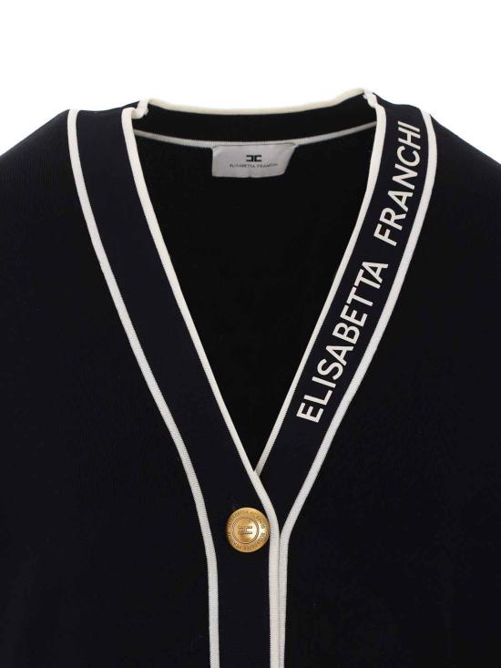 26SS 엘리자베타프랜치 가디건 MK13S66E2685 BLACK - ELISABETTA FRANCHI