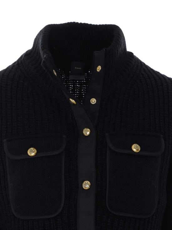 26FW 핑코 가디건 107802A3OHZ99 BLACK - PINKO