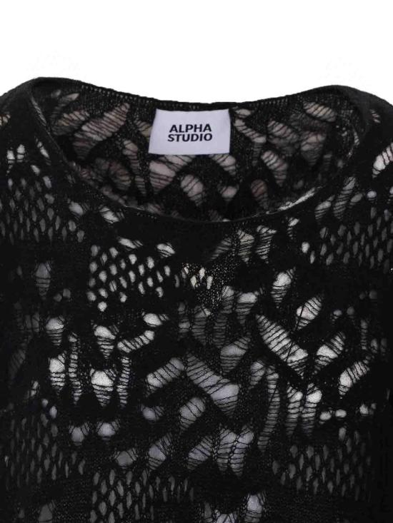 26FW 알파스튜디오 탑 8511C2357 BLACK - ALPHA STUDIO