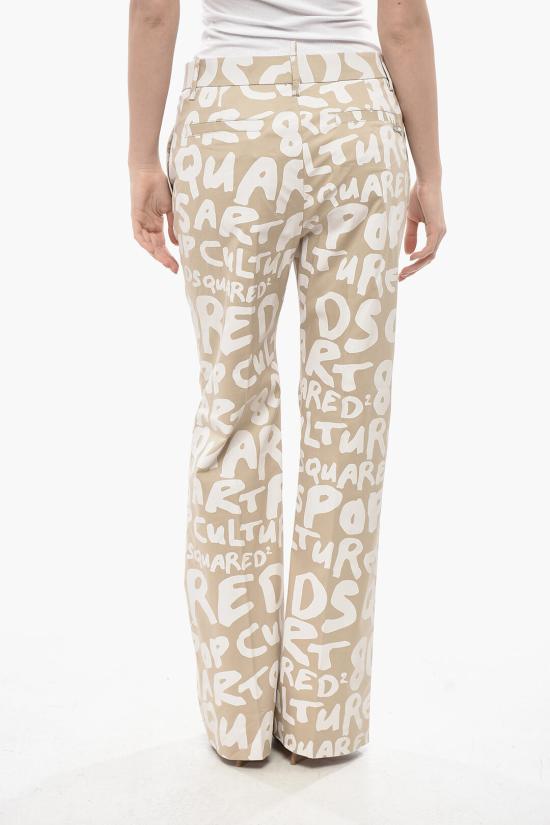  디스퀘어드2 스트레이트 팬츠 S75KB0388 S78579 001S Beige - DSQUARED2