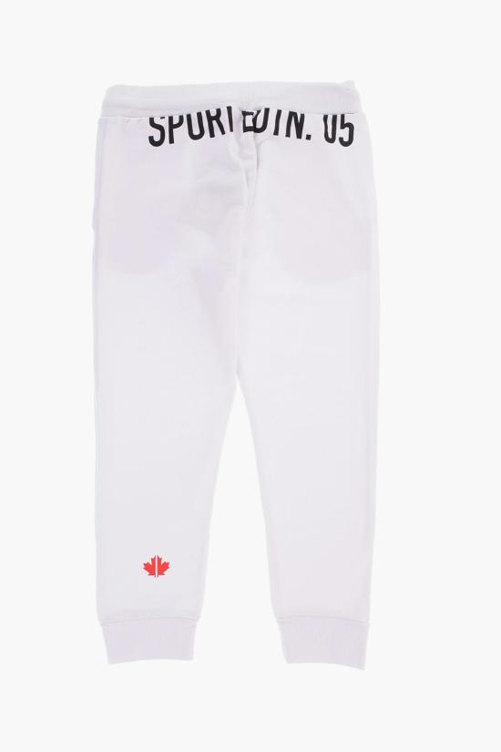  [키즈] 디스퀘어드2 스트레이트 팬츠 DQ0668 D004L DQ100 White - DSQUARED2