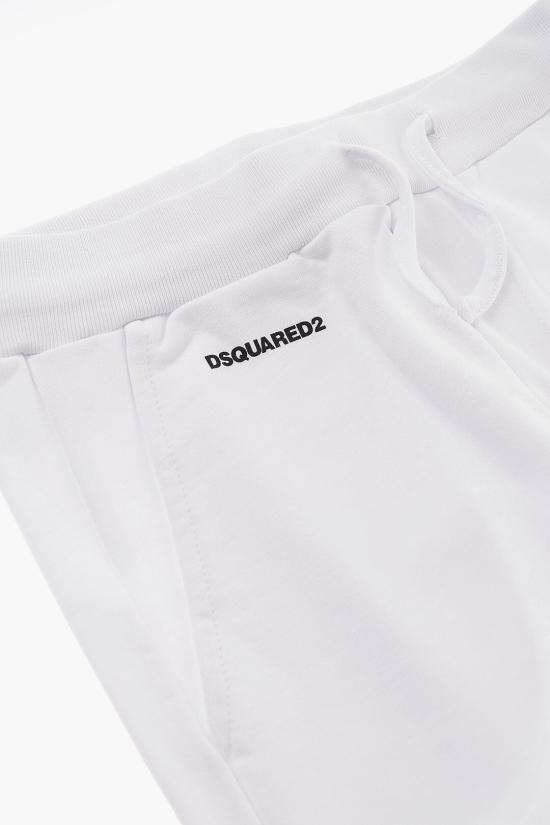  [키즈] 디스퀘어드2 스트레이트 팬츠 DQ0668 D004L DQ100 White - DSQUARED2