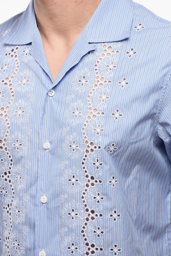  디스퀘어드2 반팔 셔츠 S74DM0813 S54392 001F Blue - DSQUARED2