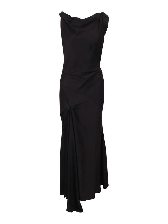 26FW 빅토리아 베컴 미디 스커트 1125WDR006029ABLACK
