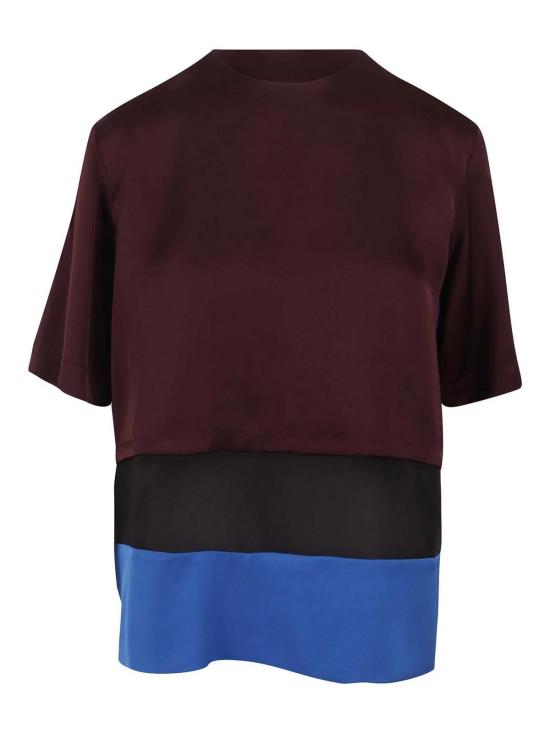 26FW 크리스티앙 뵈이넝스 민소매 티셔츠 TUNO8906PLUMCOBALTP RED