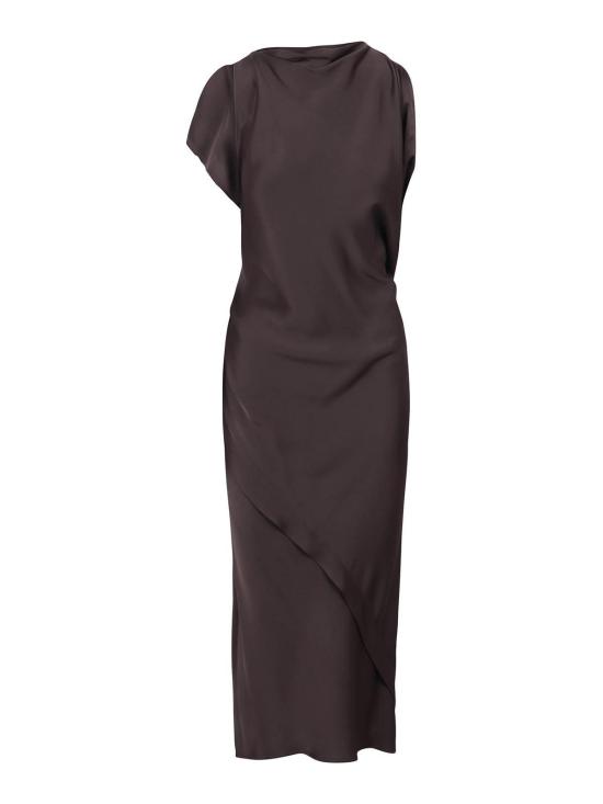 26FW 빅토리아 베컴 미디 스커트 1326WDR007612AORE GREY
