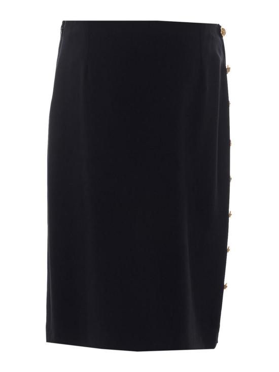26FW 베르사체 미디 스커트 10269161A133621B000 BLACK - VERSACE