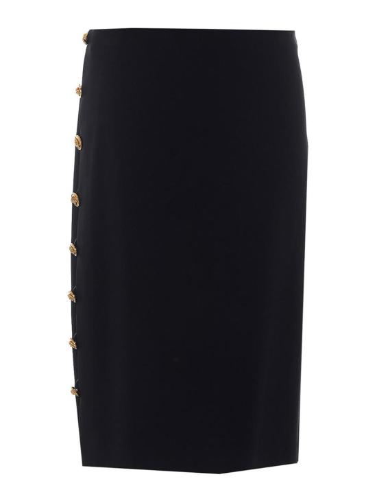 26FW 베르사체 미디 스커트 10269161A133621B000 BLACK