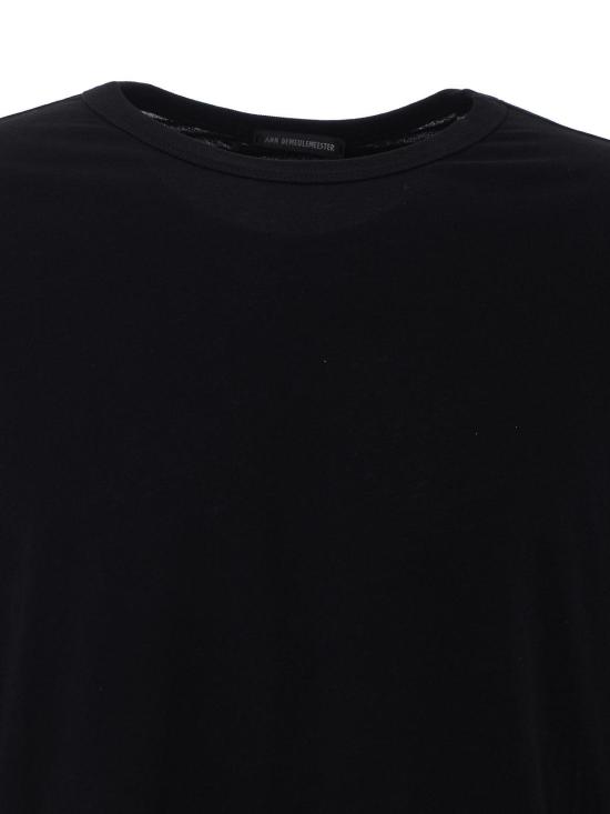 26FW 앤 드뮐미스터 반팔 티셔츠 14220FA206099 BLACK - ANN DEMEULEMEESTER