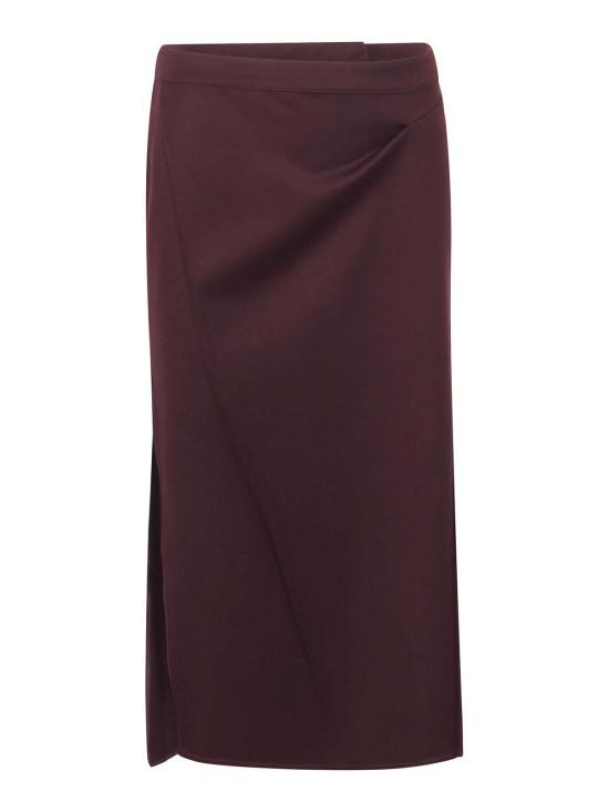 26FW 빅토리아 베컴 미디 스커트 1326WSK007362AACAI PURPLE