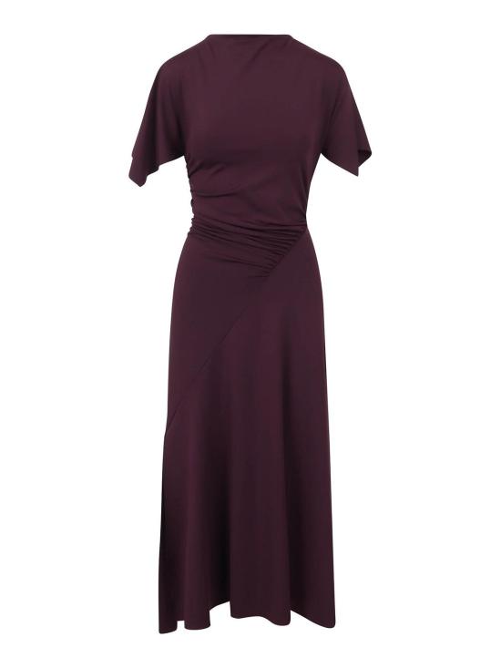 26FW 빅토리아 베컴 미디 스커트 1326JDR007350ABLACKCURRANT PURPLE