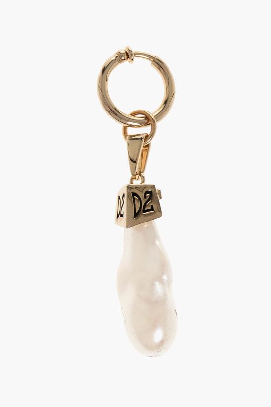  디스퀘어드2 싱글 이어링 ERM0074 13420001 M2953 Bianco Oro