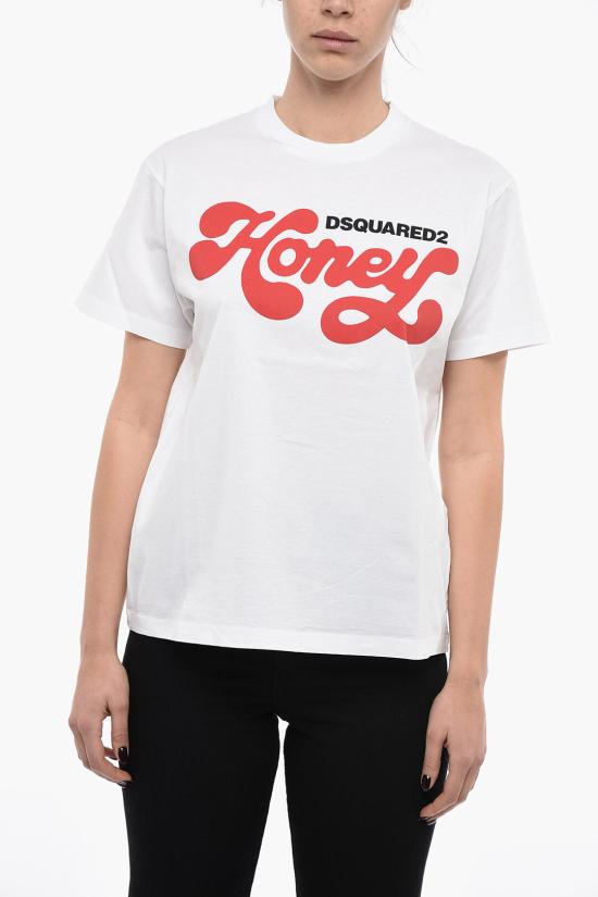  디스퀘어드2 반팔 티셔츠 S72GD0381 S23009 100 White