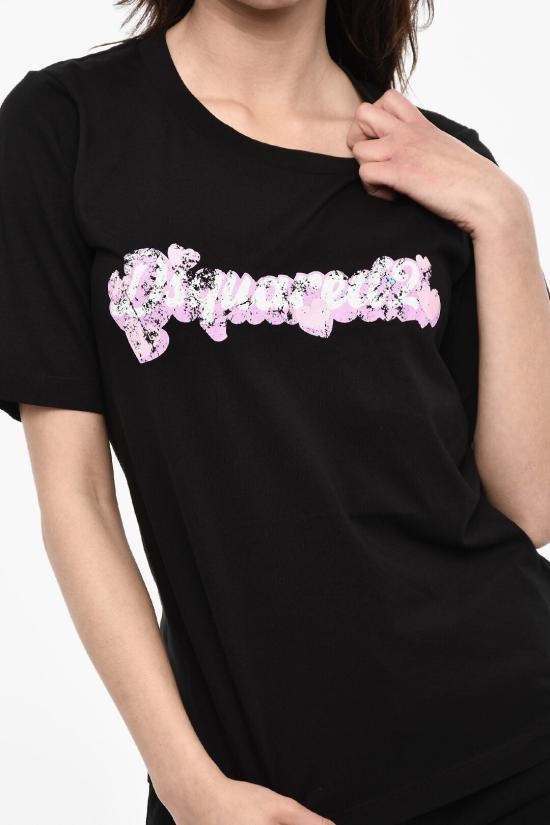  디스퀘어드2 반팔 티셔츠 S72GD0519 S24668 900 Black - DSQUARED2