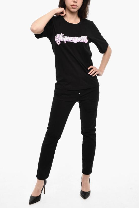  디스퀘어드2 반팔 티셔츠 S72GD0519 S24668 900 Black - DSQUARED2