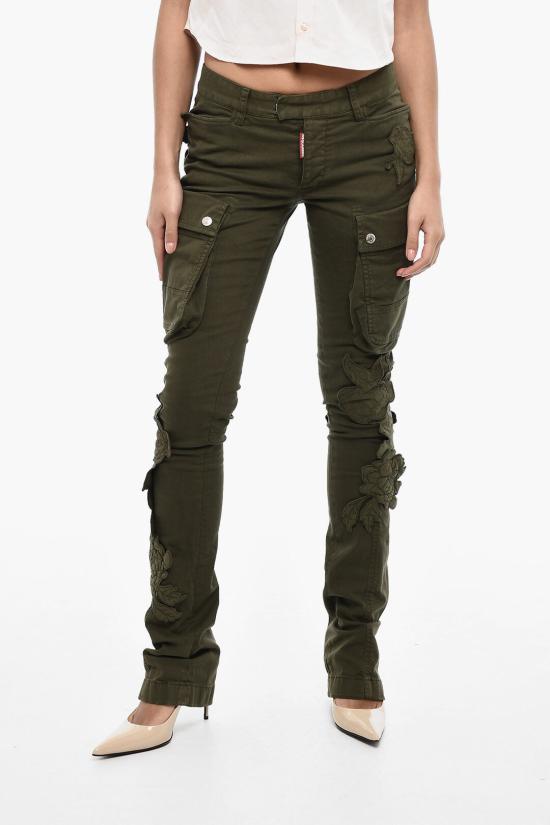  디스퀘어드2 스트레이트 팬츠 S72KA1239 D35013 695 Military Green
