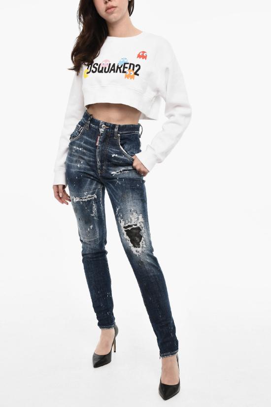  디스퀘어드2 데님 팬츠 S72LB0684 S30872 470 Blue - DSQUARED2