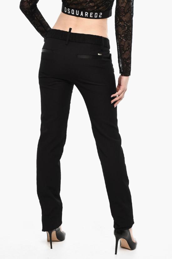  디스퀘어드2 스트레이트 팬츠 S72KA1217 S78136 900 Black - DSQUARED2