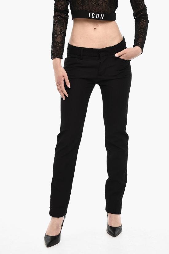  디스퀘어드2 스트레이트 팬츠 S72KA1217 S78136 900 Black