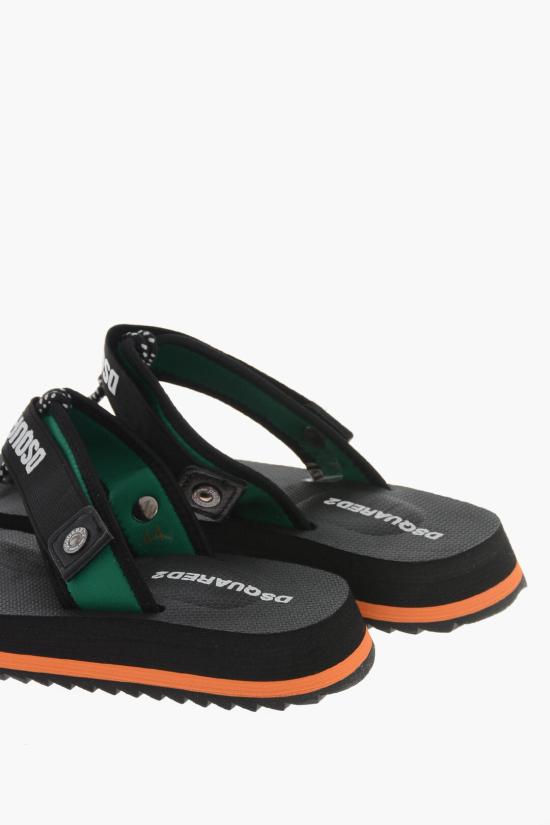  디스퀘어드2 뮬/슬리퍼 FSM0064 16501805 M415 Nero Verde - DSQUARED2