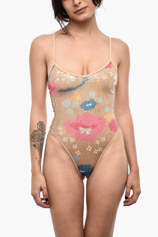  디스퀘어드2 원피스 수영복 D8N624030 ISA01 613 Beige