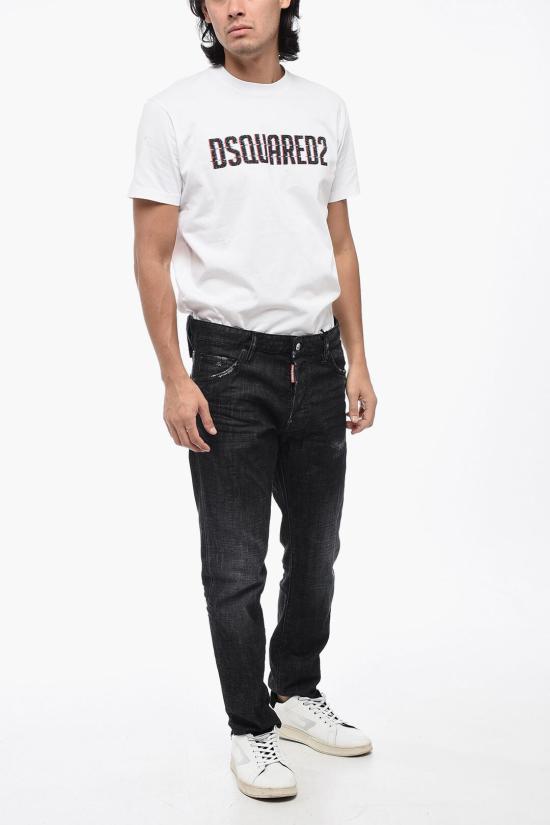  디스퀘어드2 데님 팬츠 S74LB1227 S30357 900 Black - DSQUARED2
