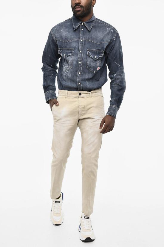  디스퀘어드2 치노 팬츠 S71KB0620 S39021 806 Beige - DSQUARED2