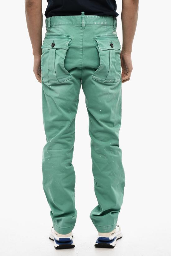  디스퀘어드2 치노 팬츠 S71KB0596 S39021 555 Green - DSQUARED2