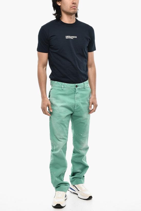  디스퀘어드2 치노 팬츠 S71KB0596 S39021 555 Green - DSQUARED2