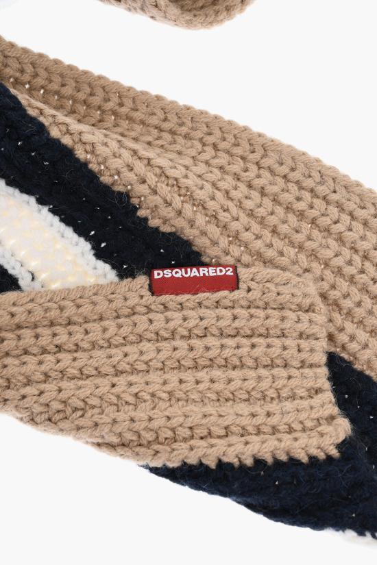  디스퀘어드2 머플러/스카프 KNW0040 01A02432 M2838 Beige Bianco Blu - DSQUARED2