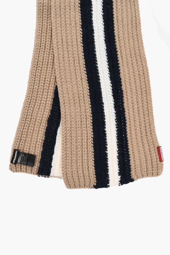  디스퀘어드2 머플러/스카프 KNW0040 01A02432 M2838 Beige Bianco Blu - DSQUARED2