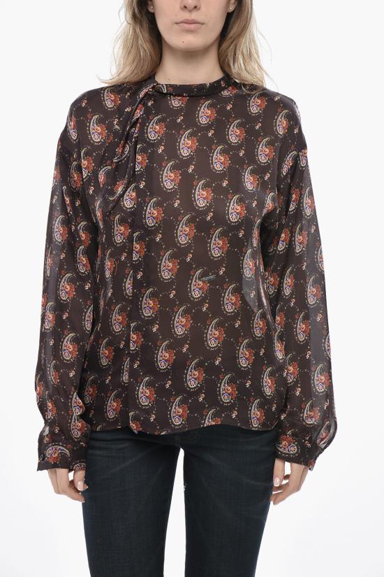  디스퀘어드2 블라우스 S75DL0846 S78185 001S Brown
