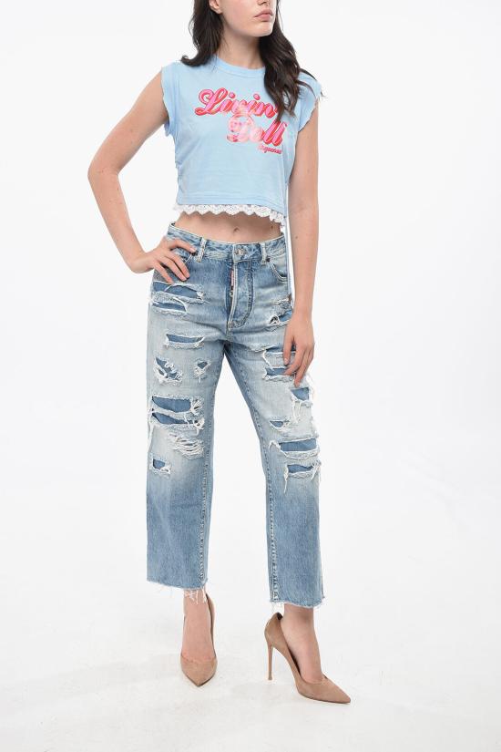  디스퀘어드2 반팔 티셔츠 S72GD0463S24615472 Light blue - DSQUARED2