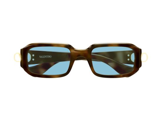 26SS 발렌티노 가라바니 선글라스 Vg0016s 호피무늬 오버사이즈 스퀘어 - VALENTINO GARAVANI