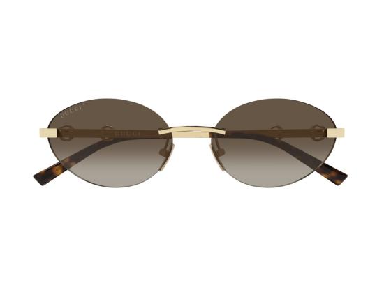 26FW 구찌 선글라스 골드 GG2051S 그라데이션 메탈 라운드 - GUCCI