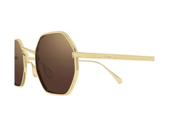 26FW 까르띠에 선글라스 골드 Ct0627s 메탈 팔각형 - CARTIER