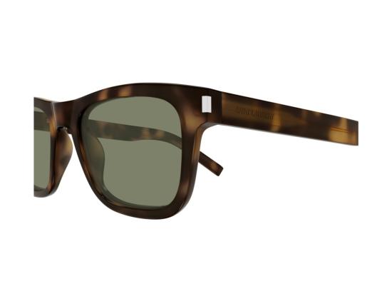 26FW 생로랑 선글라스 SL 819 메탈릭 호피무늬 스퀘어 - SAINT LAURENT