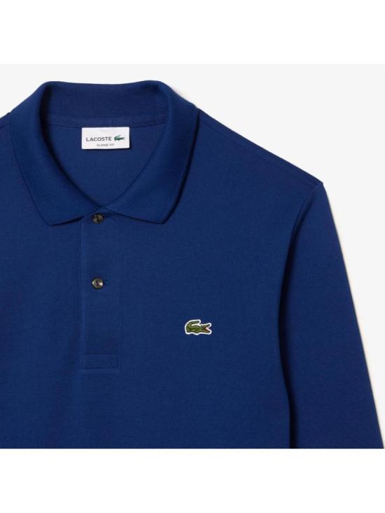 26FW 라코스테 클래식 롱슬리브 폴로 셔츠 L1312F9F Blue - LACOSTE