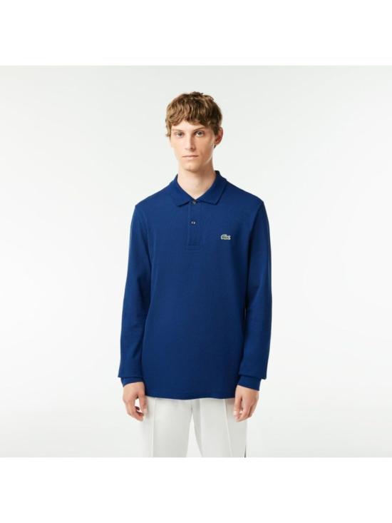 26FW 라코스테 클래식 롱슬리브 폴로 셔츠 L1312F9F Blue - LACOSTE